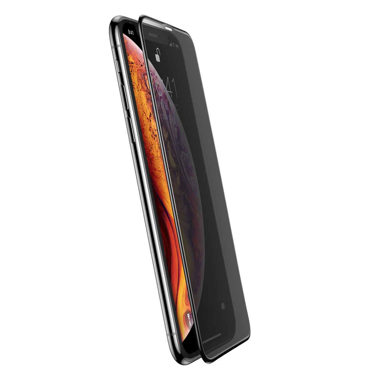 0.23mm Unbroken Edge Full Screen Curved Privacy Film trempé pour IP XR 11 6.1 En pouces