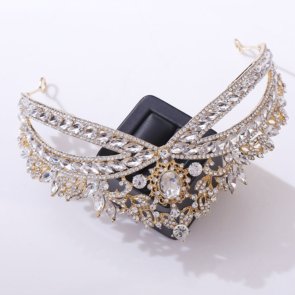 Mariage Crown Headdress Bridal Strass Style de mariage Crown Accessoires