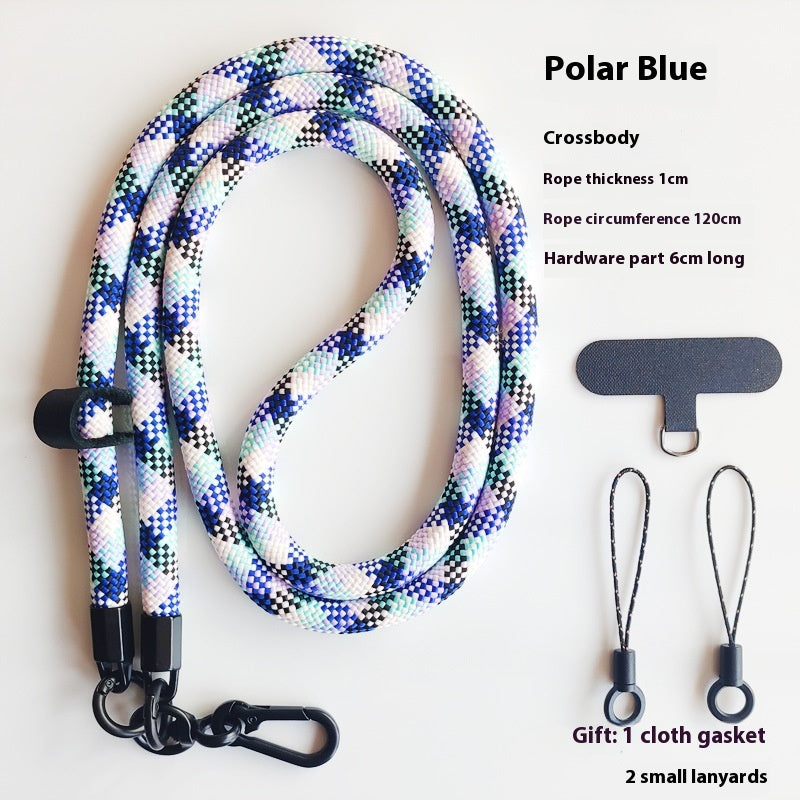 Mobile Téléphone Lanyard Crossbody peut dos Anti-perte corde Sling résistant à la chute