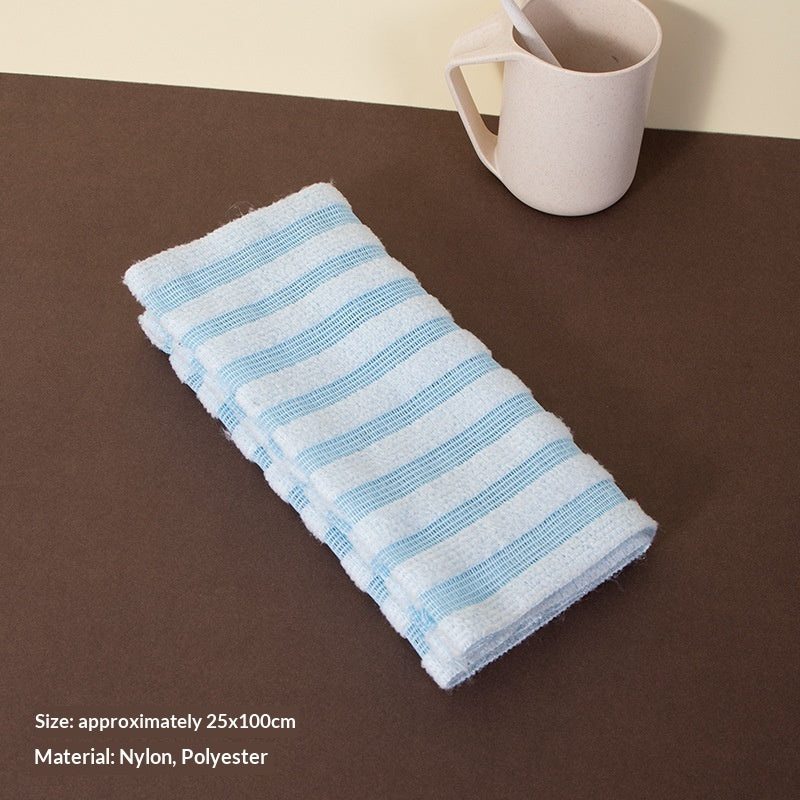 Bath Bar Back-screbbing Strip Hommes Scrubber débarrassant longue noir et blanc rayé