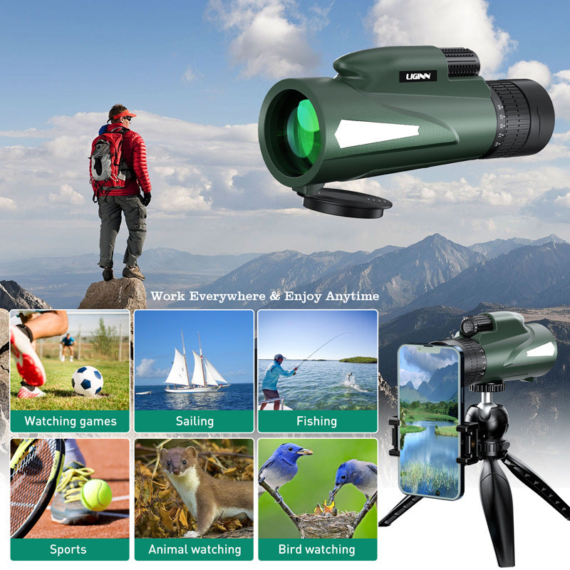 Photographie mobile Tiger Shark Zoom vert HD télescope extérieur