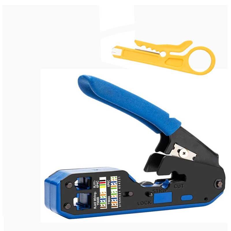 Rj45 Serre-câble de réseau Crimper Stripper