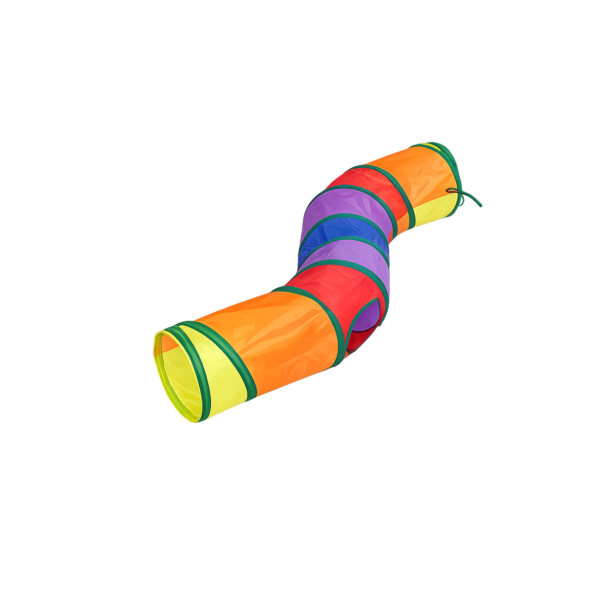 Jouet Cat Rainbow Tunnel Double-tête à travers léger pliage facile à récepteur Pet Accueil T