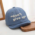 Broderie simple en couleur unie Lettre tridimensionnelle Soft Brimmed Baseball Cap pour enfant
