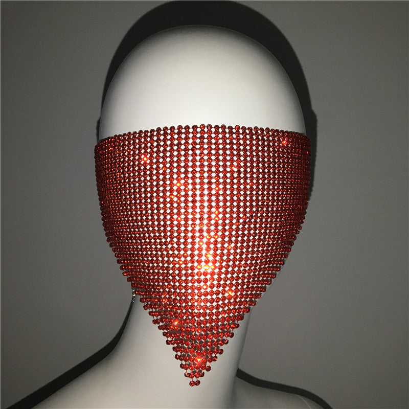 Personnalité Accessoires Tendance Masque de Strass