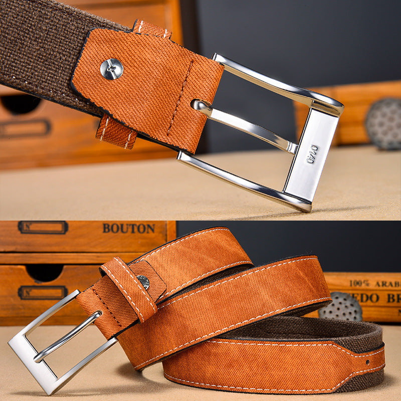 Ceinture de toile casuale pour hommes