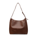 Sac à épaule en cuir souple retro-style femme