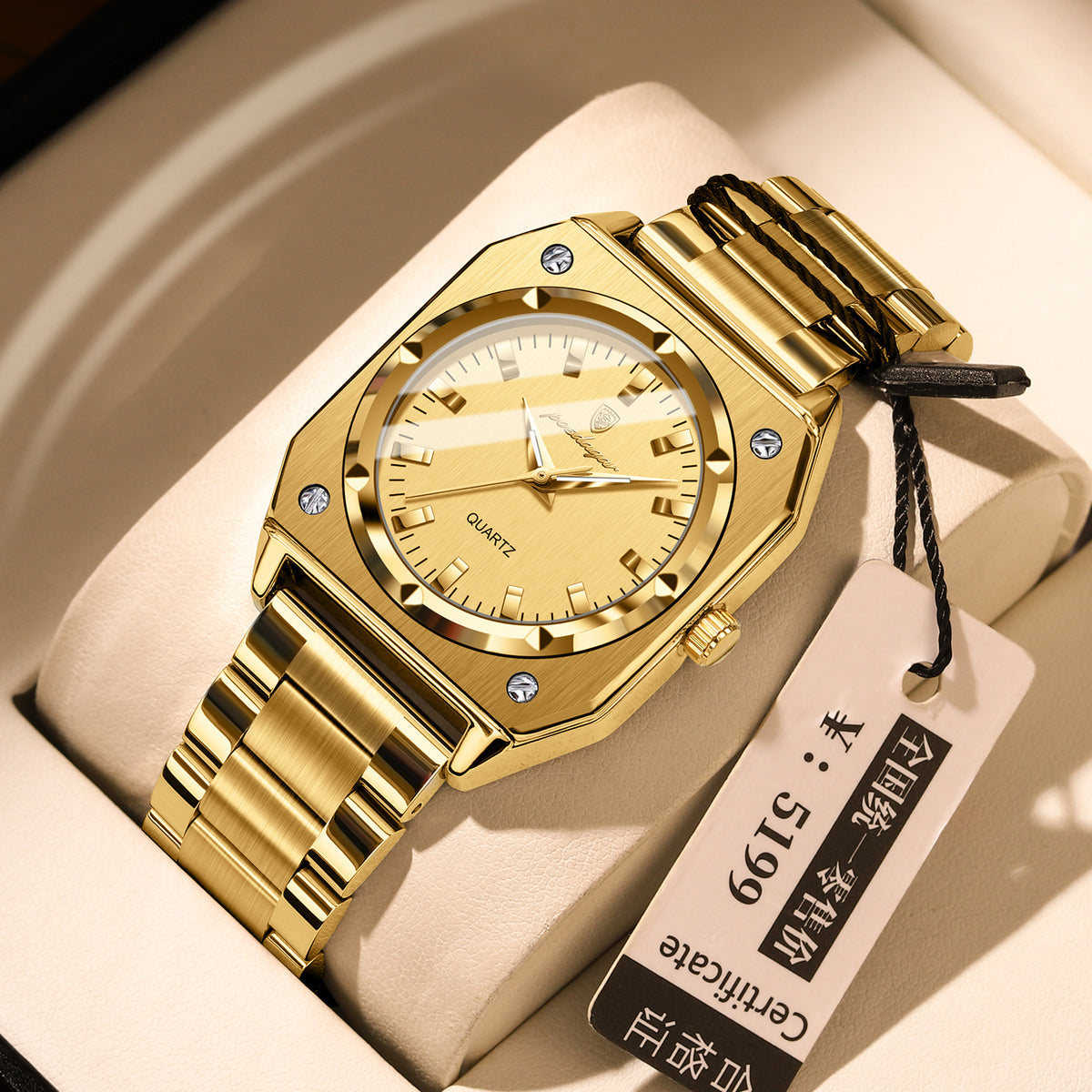 Lumineux de luxe de montre de mode pour femmes