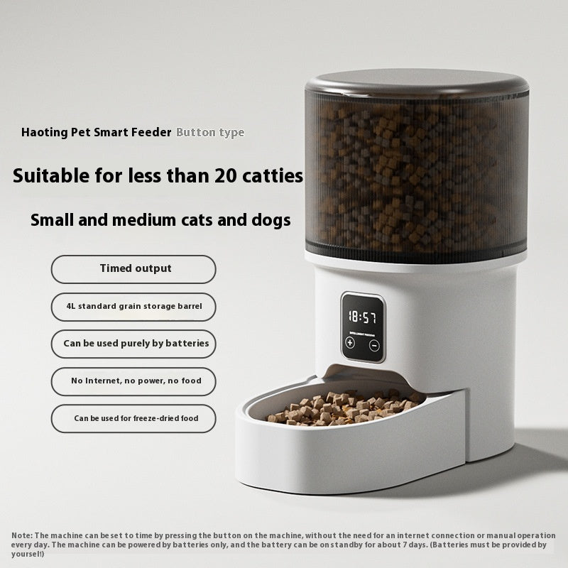 PET Intelligence Automatique Animal Feeder 4L