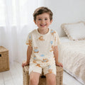Garçons T-Shirt rond à deux pièces T-Shirt pour enfants