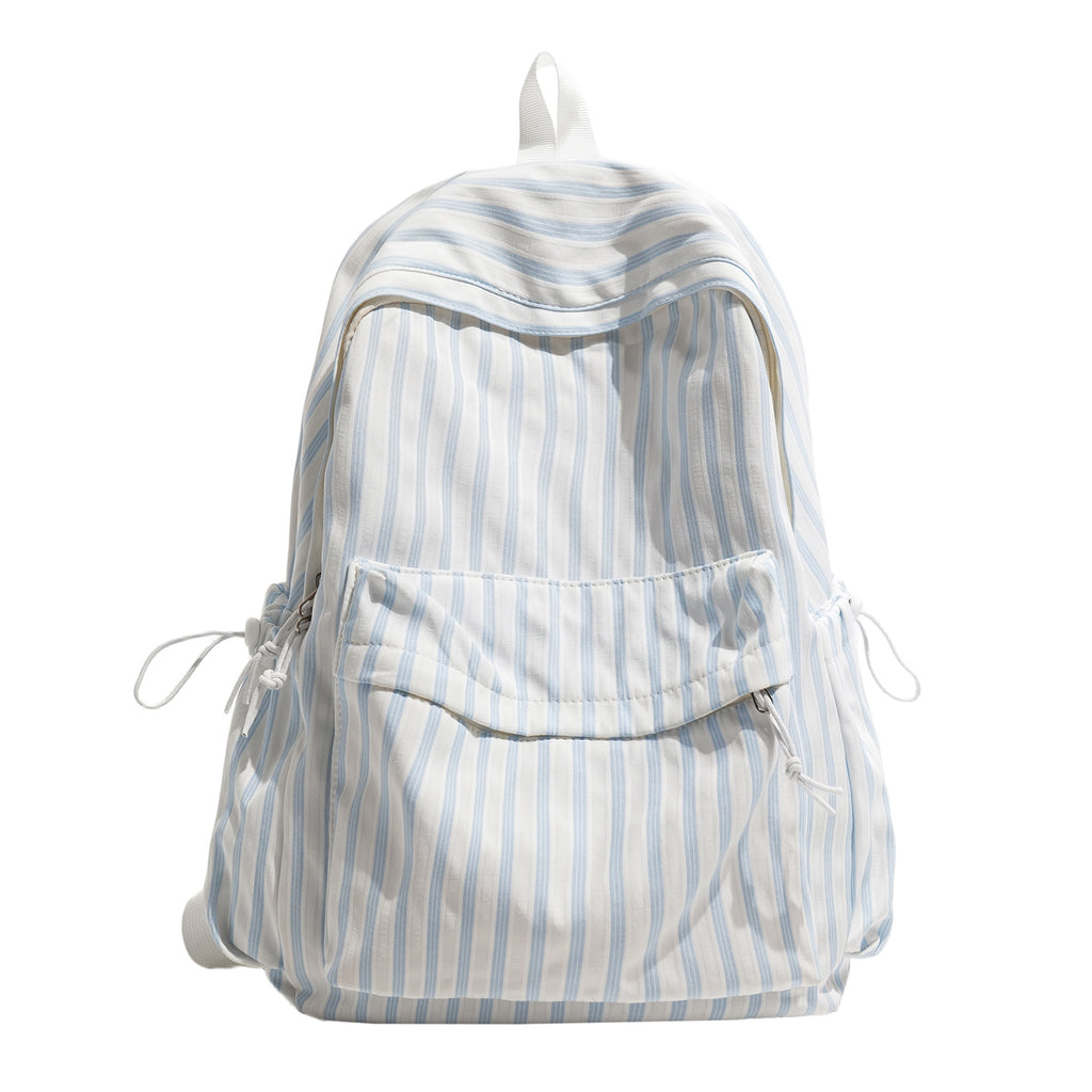 Preppy-style Casual Tote de toile rayée pour les femmes