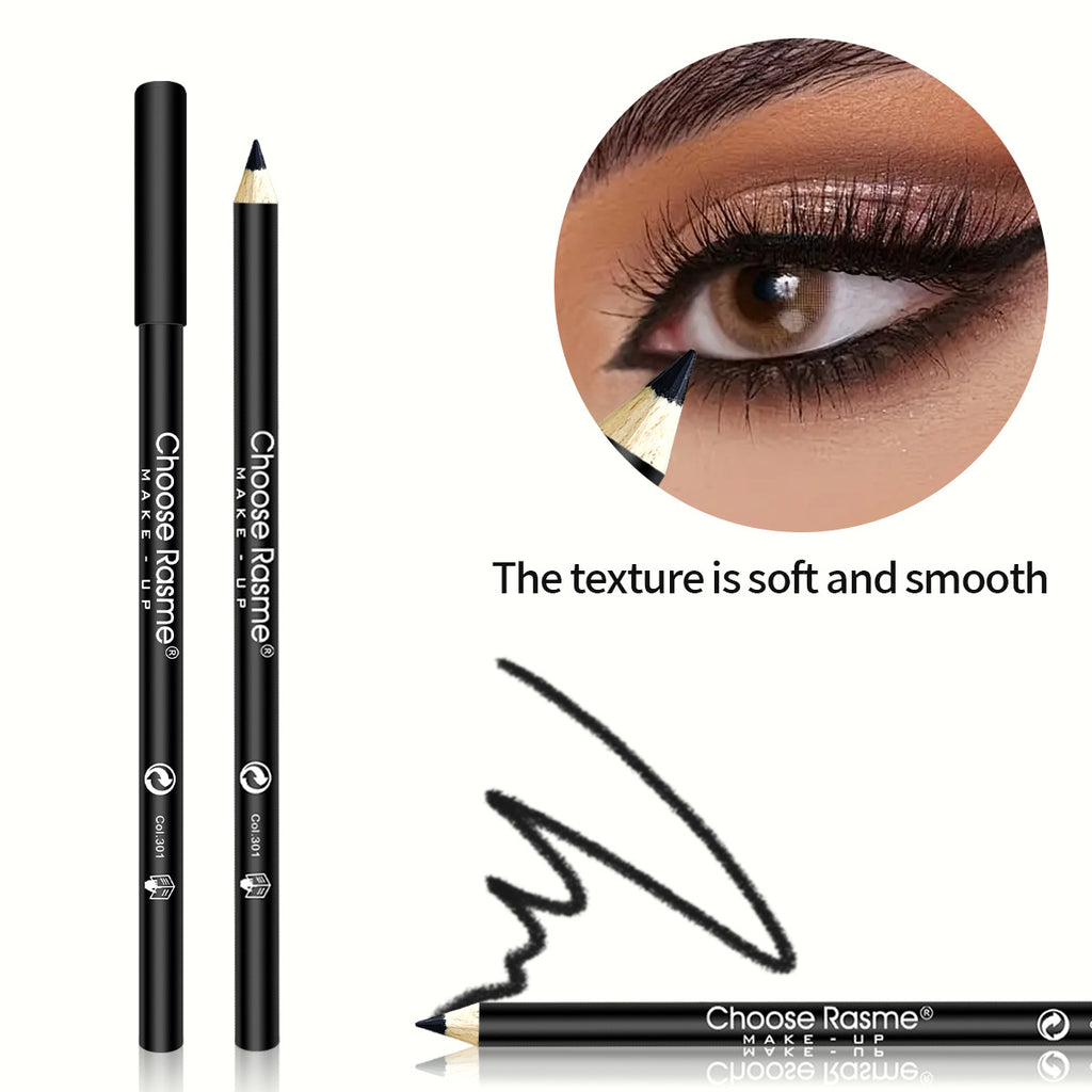 Brode en bois noir Eyelinersmooth Intensément pigmenté Ultra-fine longue durée imperméable Et