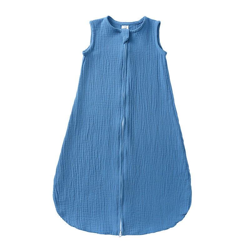 Sac de couchage bébé Linge de coton Style Veste de couleur solide