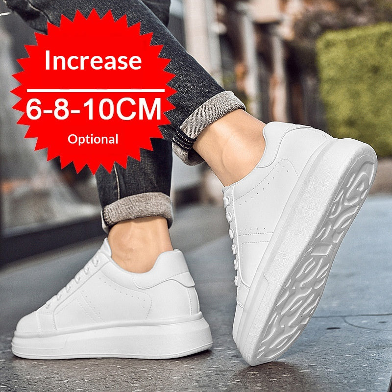 Sneakers en couleur unie et épaisse Hommes Chaussures Casual