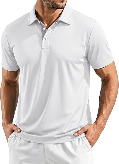 T-shirt Homme sans couture Breathable Quick-Drying Business Lapel