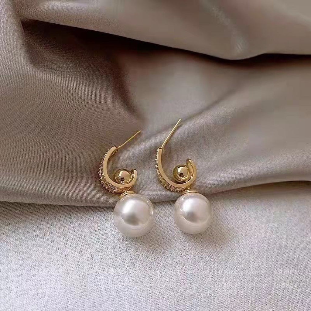 Multiples façons de porter des boucles d'oreilles perles Earrops Exquisite des femmes