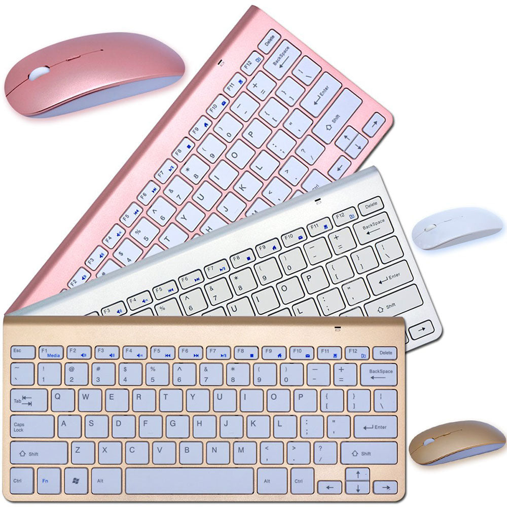 2.4G Clavier sans fil et souris Protable Mini Clavier de souris Combo Set pour carnet Lapto