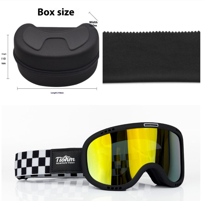 Gants de moto pour les riders à vision rapprochée Haute définition Grand objectif respirant et Windpr
