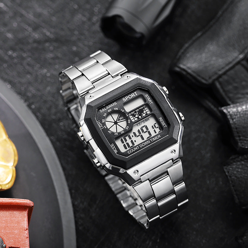 Montres hommes mode Personnalité LED lumineux