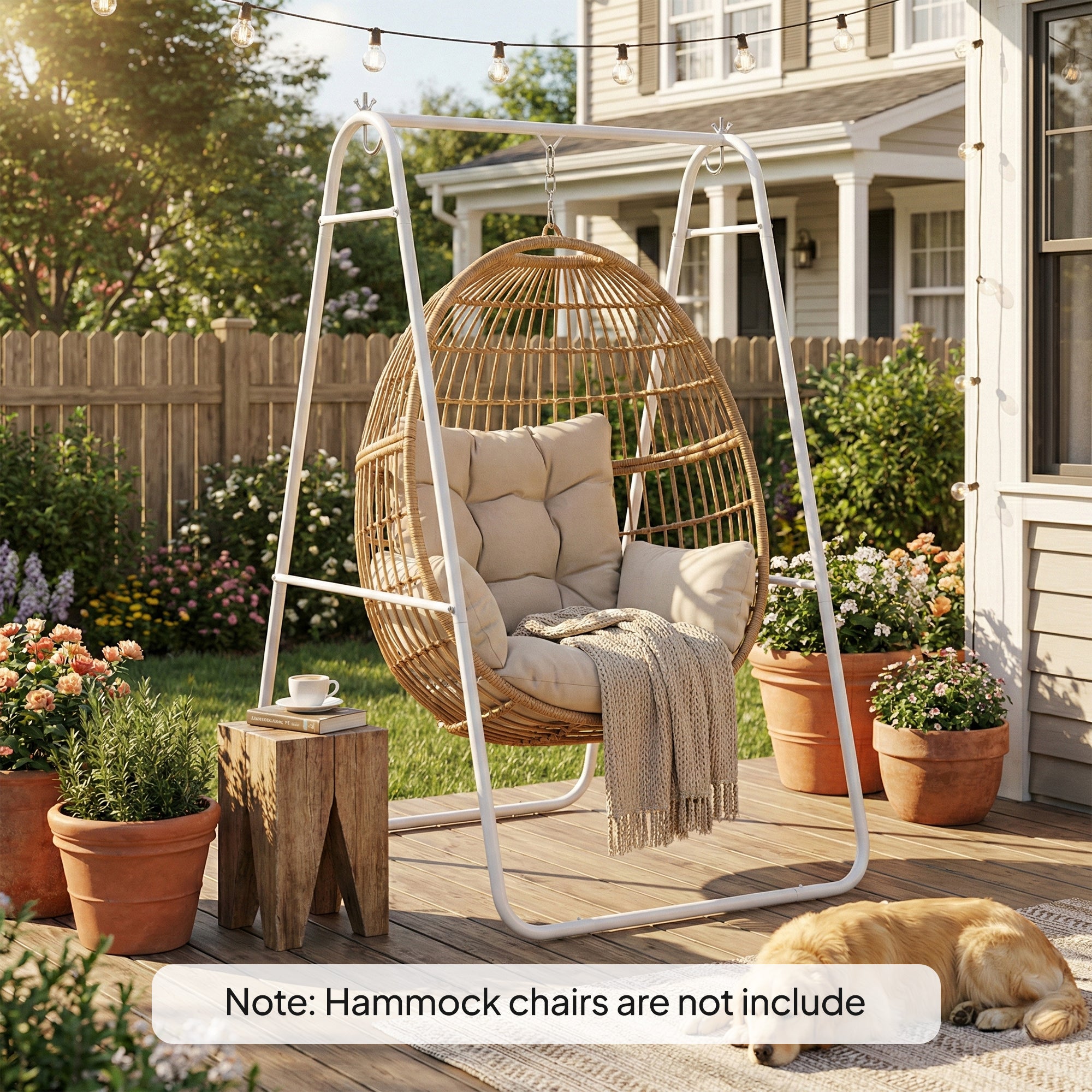 Support de chaise Hamock Uniquement en acier solide robuste pour le hamac suspendu
