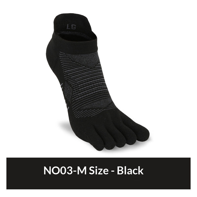 Sweat-wicking course de yoga à séchage rapide et les chaussettes à cinq doigts occasionnels