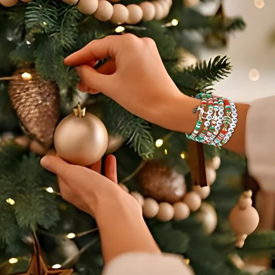 Set de bracelets de Noël 6PCS