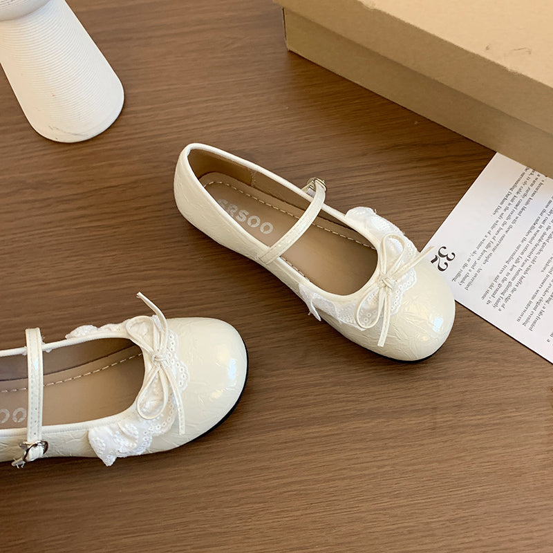 Trendy Femmes Bow Mary Jane Flats