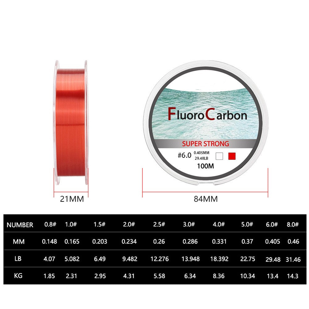 100 Meters Silk Nylon Competitive Fishing Line