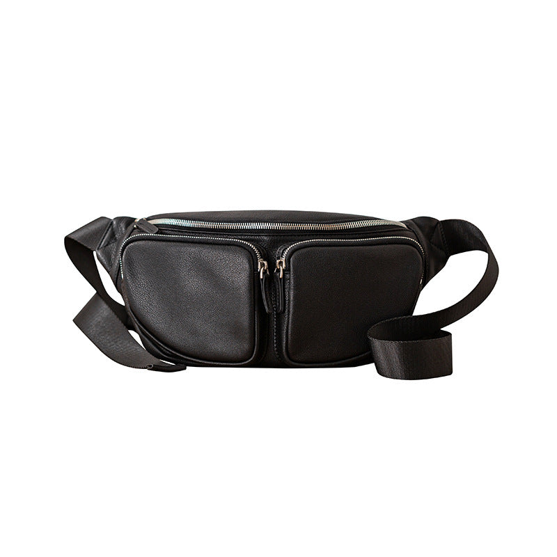 Sac Crossbody en cuir Sac de moto Sac de sport pour hommes