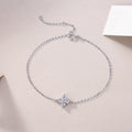 S925 Bracelet en argent 1.6g Cross Moissanite