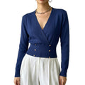 Haut polyvalent tricoté casual pour femmes