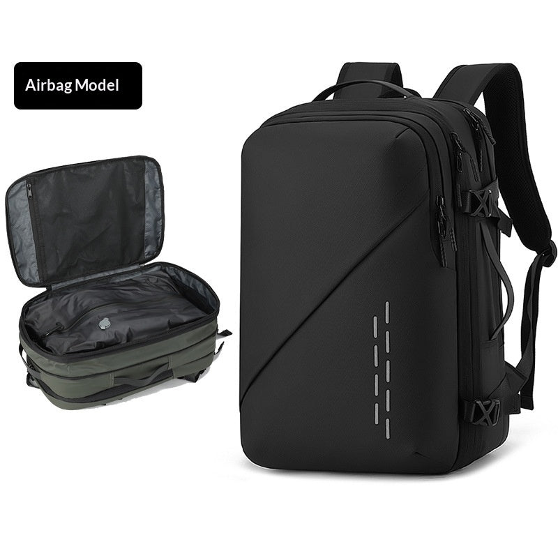 Sac à dos en plastique minimaliste à vide de grande capacité pour hommes