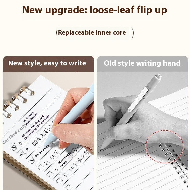 A7 Petit bloc-notes Flip-up Portable Journal Book Pocket Simple Notepad