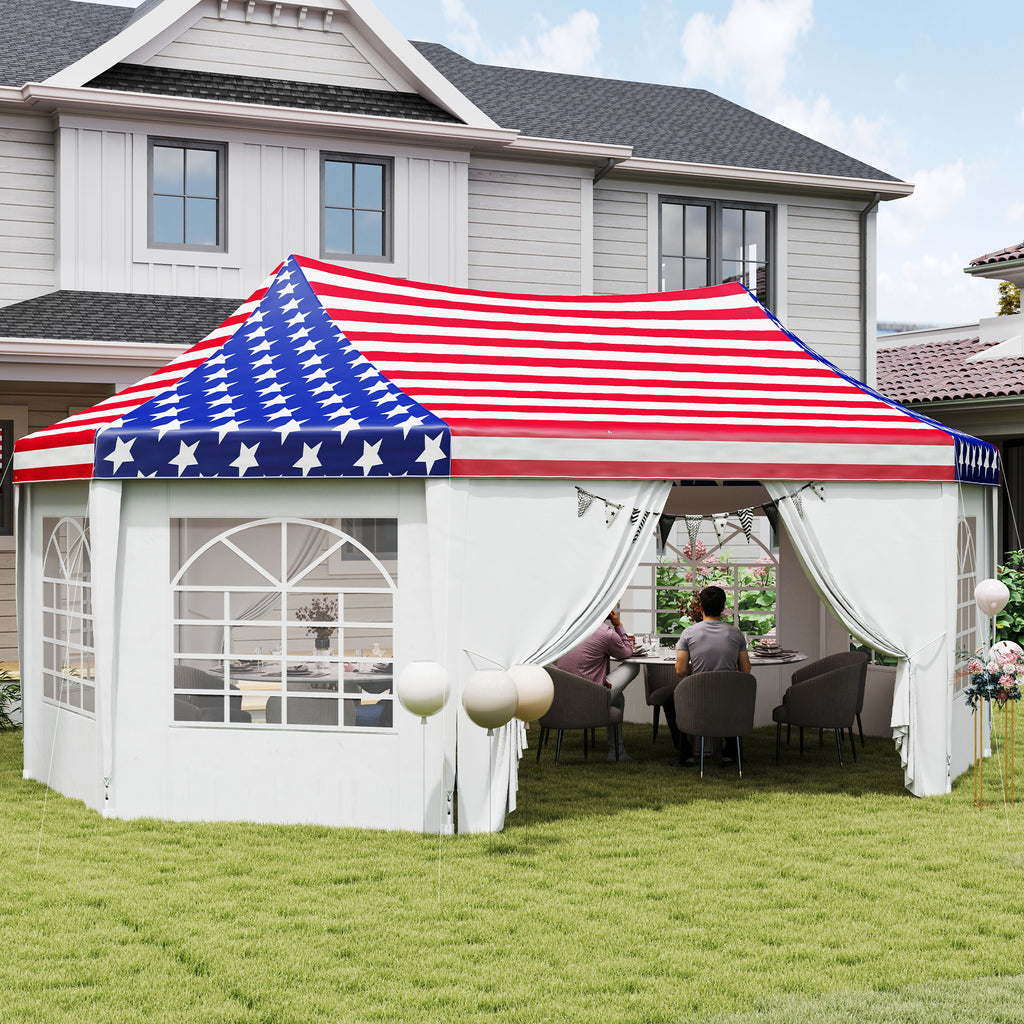 22.3 x 16.4 ft Heavy-Duty Party Tent