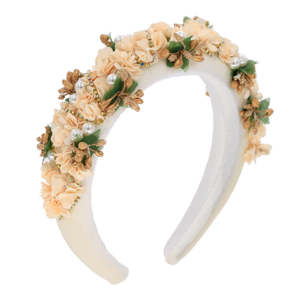 Bandeau fleur de mariée Bandeau de mariée Accessoires de mariage européens et américains