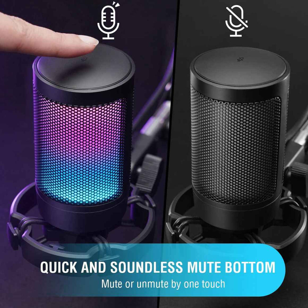 Microphone de jeu Condenseur USB