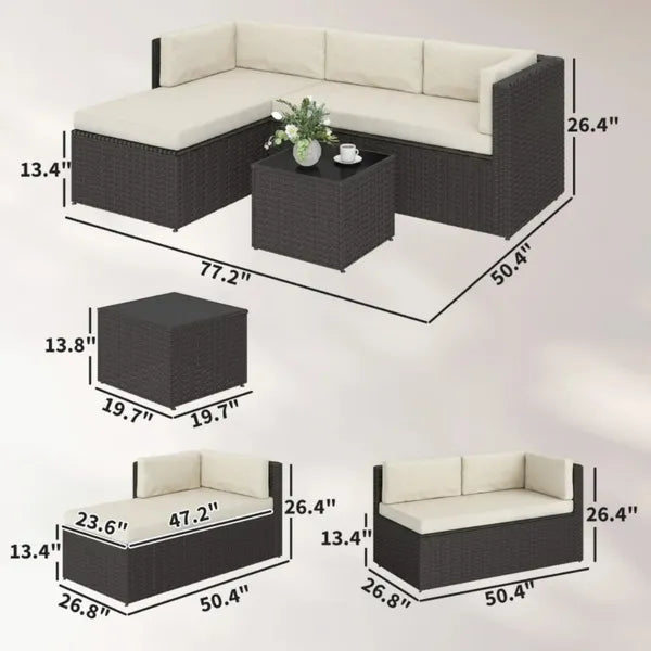 Ensemble de meubles de jardin