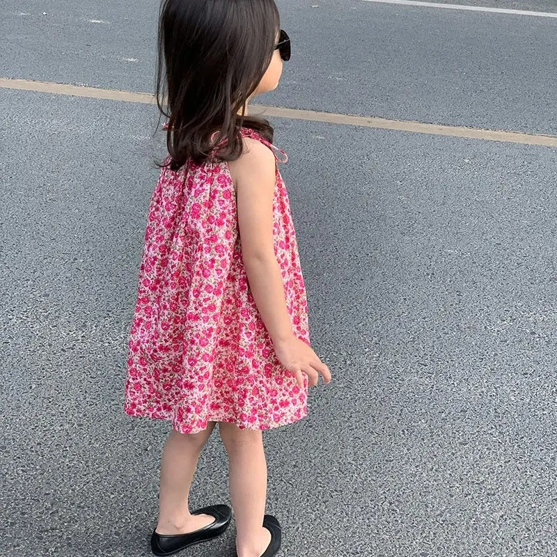 Été Nouvelle robe de style occidental pour enfants