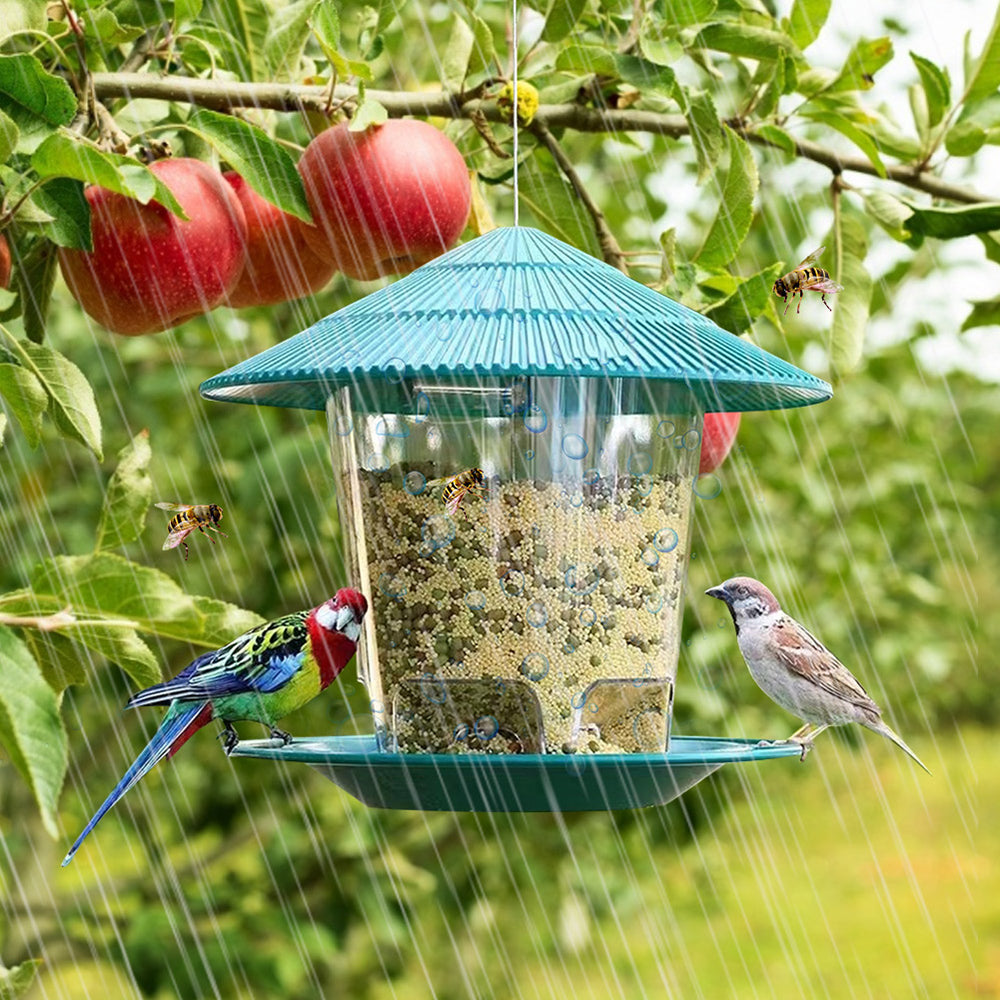 Jardin extérieur Suspension d'oiseaux métalliques