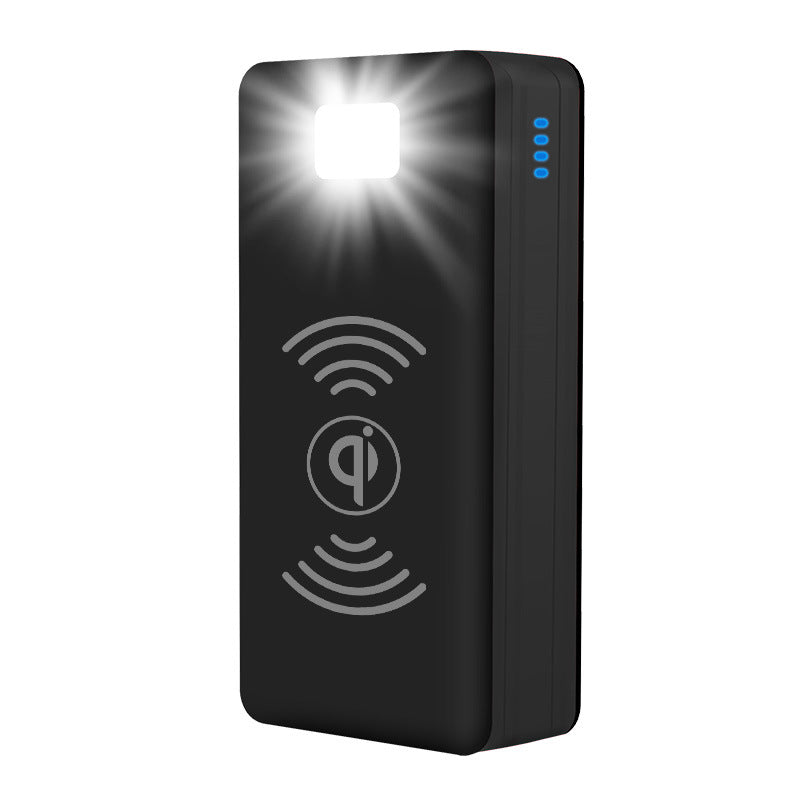 High-capacity portable wireless charging power bank