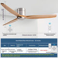 Ventilateur de plafond en bois massif nordique