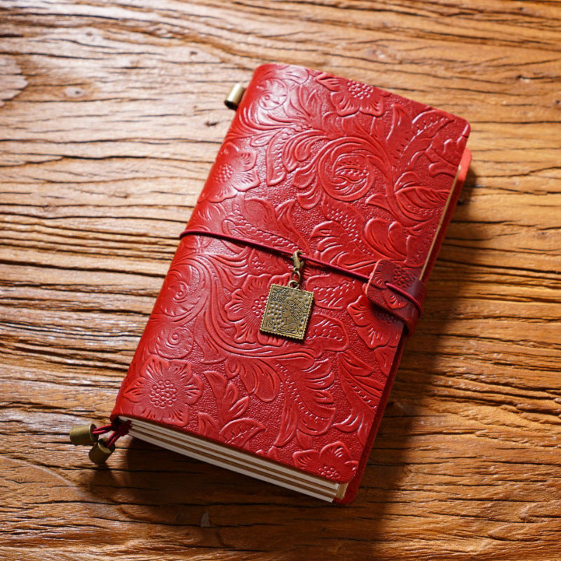 Creative Vintage Gravure Cowhide Voyage Notepad