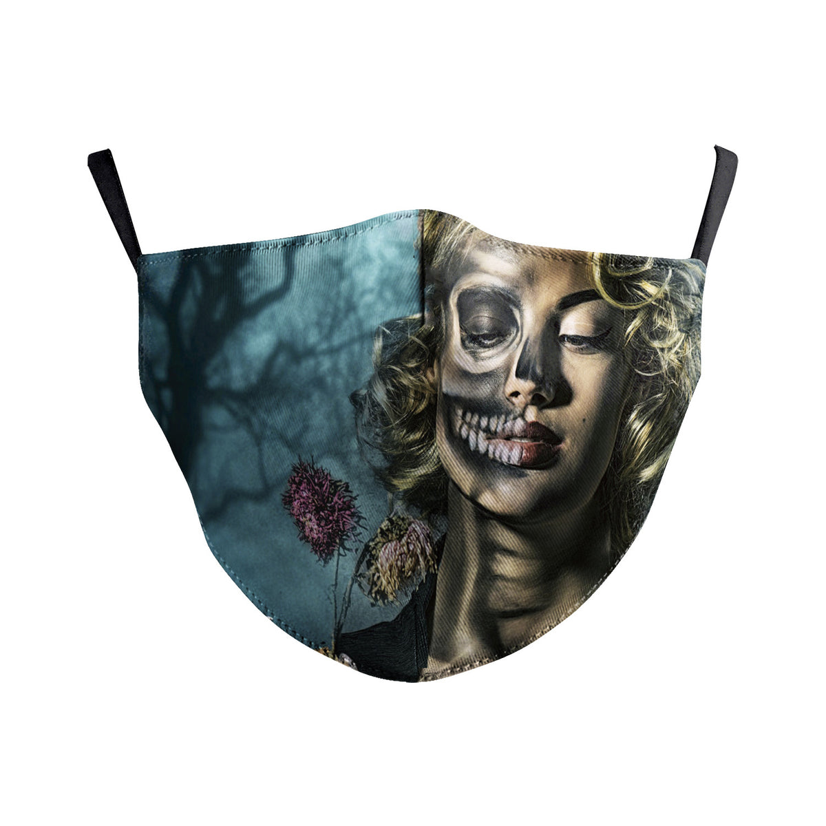 Masque de poussière double couche Wansheng Ghost Face Skull
