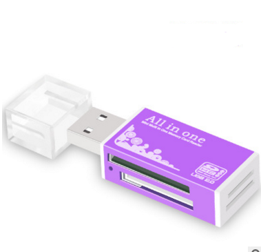 Multi en un lecteur de carte Mini polyvalent SDTF Caméra de téléphone portable Carte mémoire USB universelle