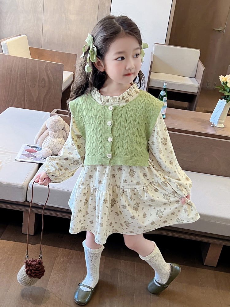 Robe et Veste en deux pièces pour filles