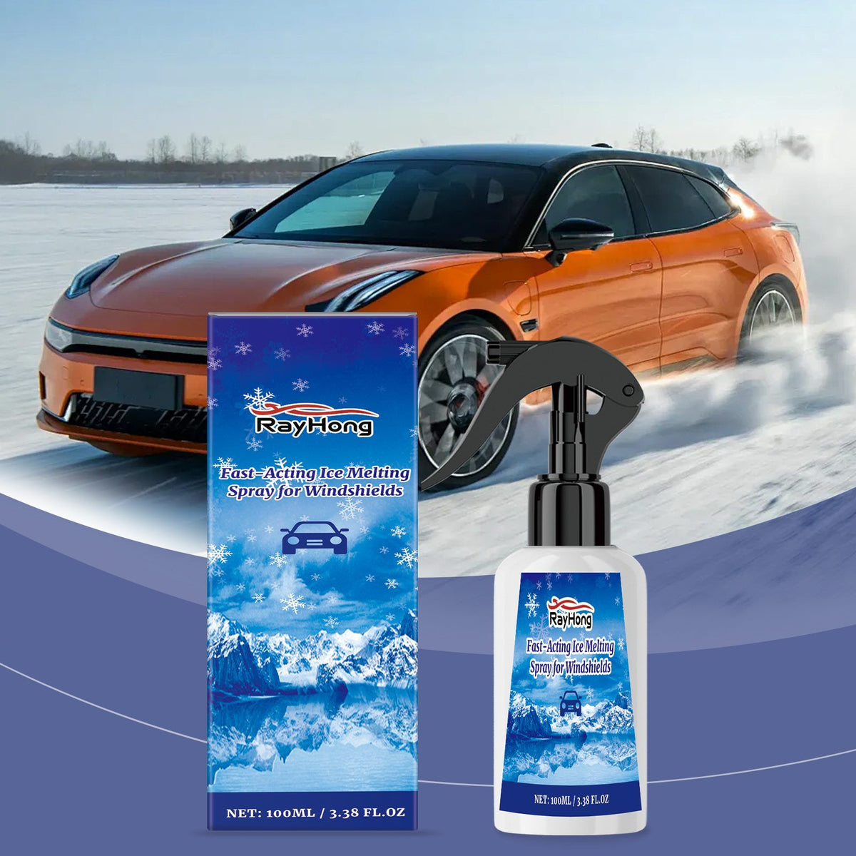 Vaporisateur de désencrassement du pare-brise automobile RAYHONG