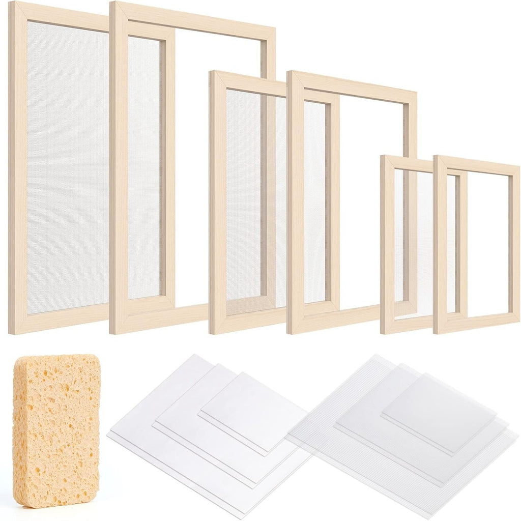 Ensemble de cadres de fabrication du papier