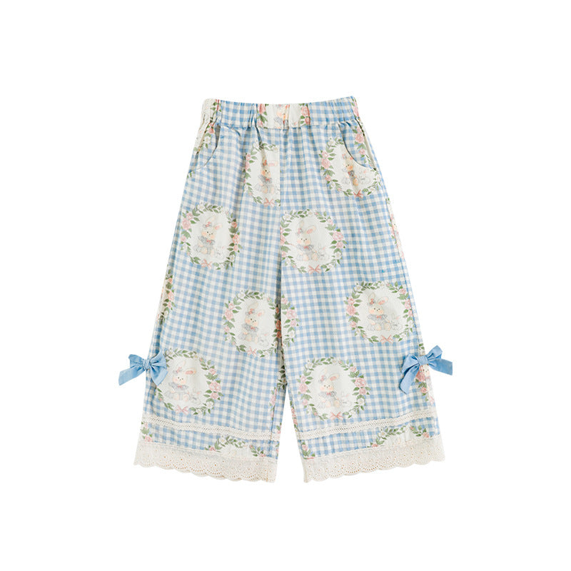 Ensemble de pantalons brodés pour bébés filles
