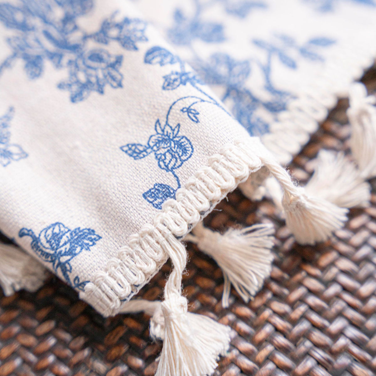 Coton et Linge d'imprimerie Rideau de cuisine Beige Tassel Petite fenêtre Half Shade Bay fenêtre