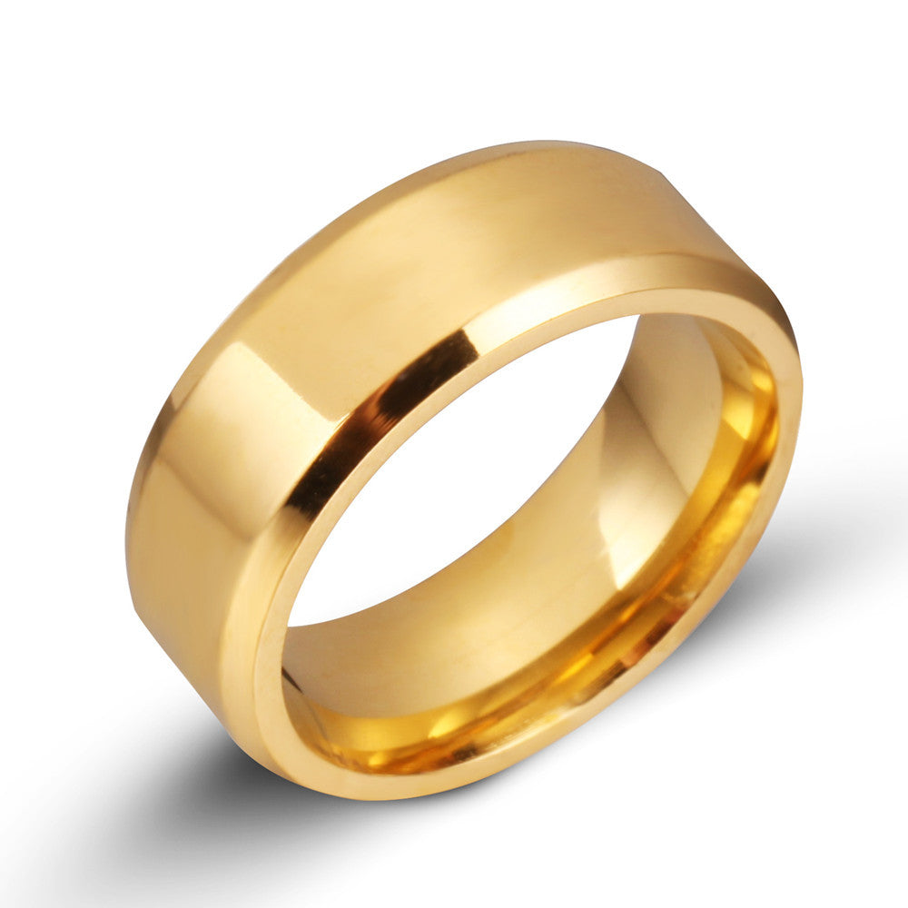 Bague en titane de 8 mm